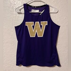 Women's Adidas Purple Washington Huskies Racerback Tank Top